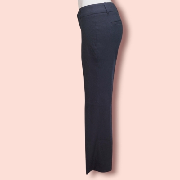 Loft Pants Marisa Trouser Women’s Sz 2 Straight Leg Blue Mid Rise 30x31 - Picture 6 of 12